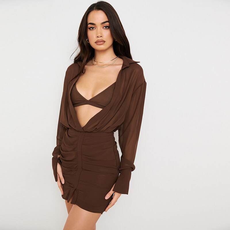 Clubwear Outfit Casual Slim Sexy Dress