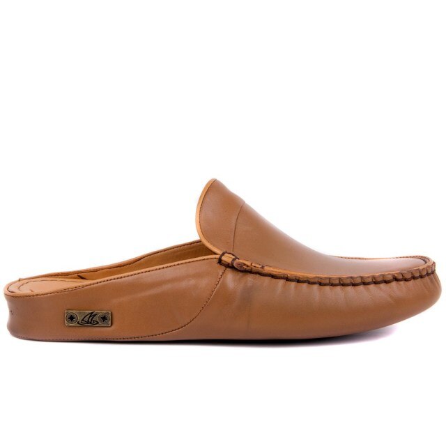 Cow Leather Men Home Casual Slipper Applicable Indoor