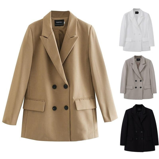 Coat Solid Color Formal Blazer