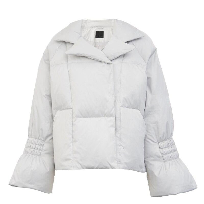 Women's Double-breasted Loose Down Outwear  Jacket