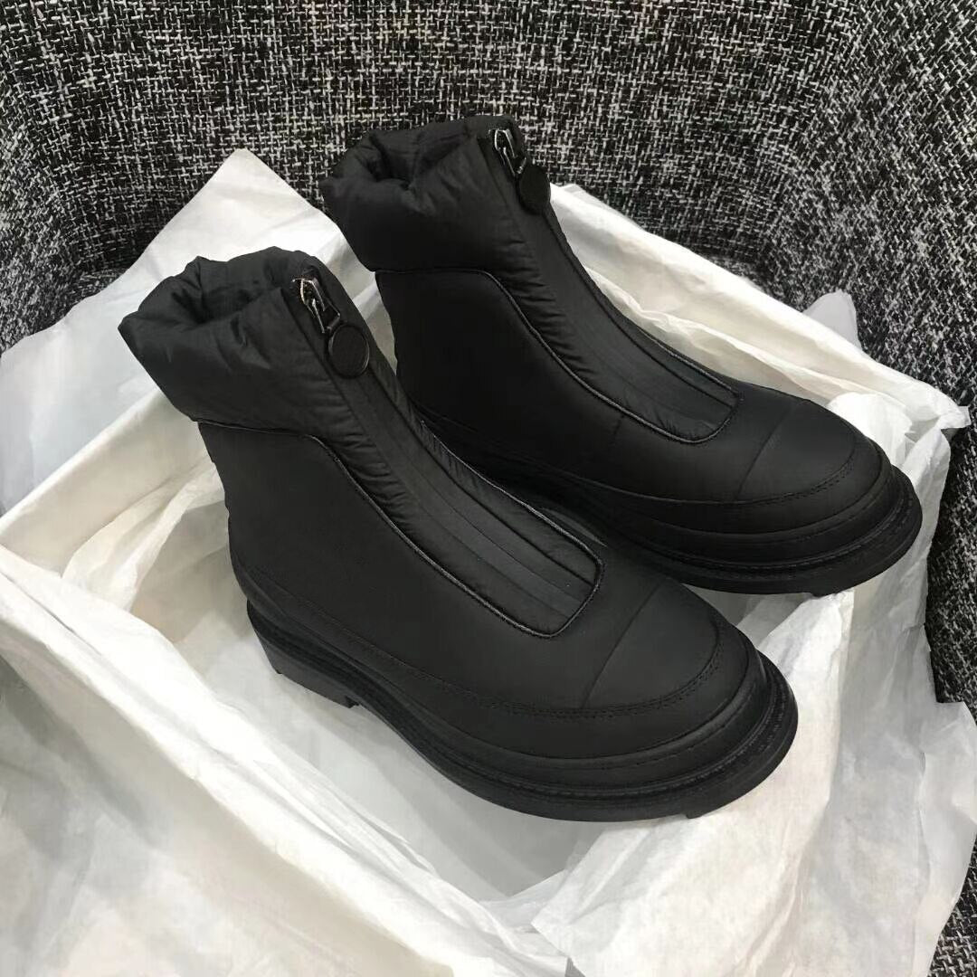 Women Mid Heel Outdoor Short Boots