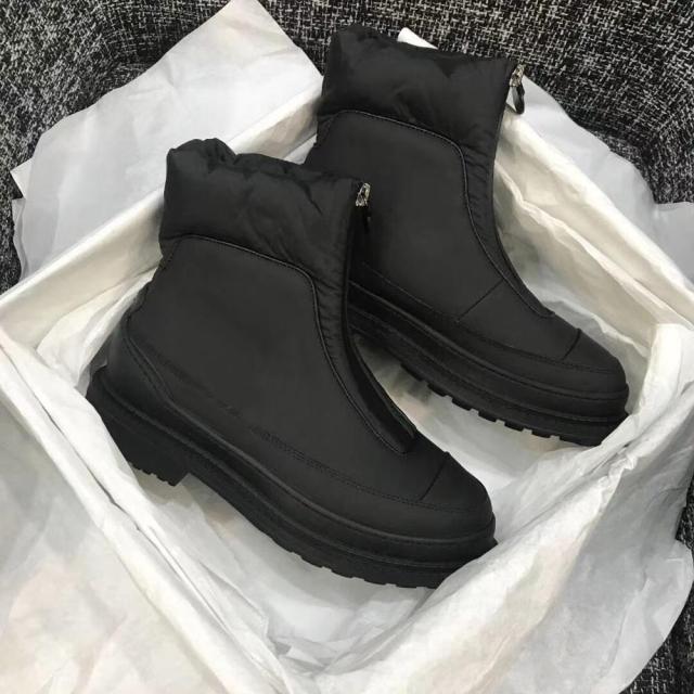 Women Mid Heel Outdoor Short Boots