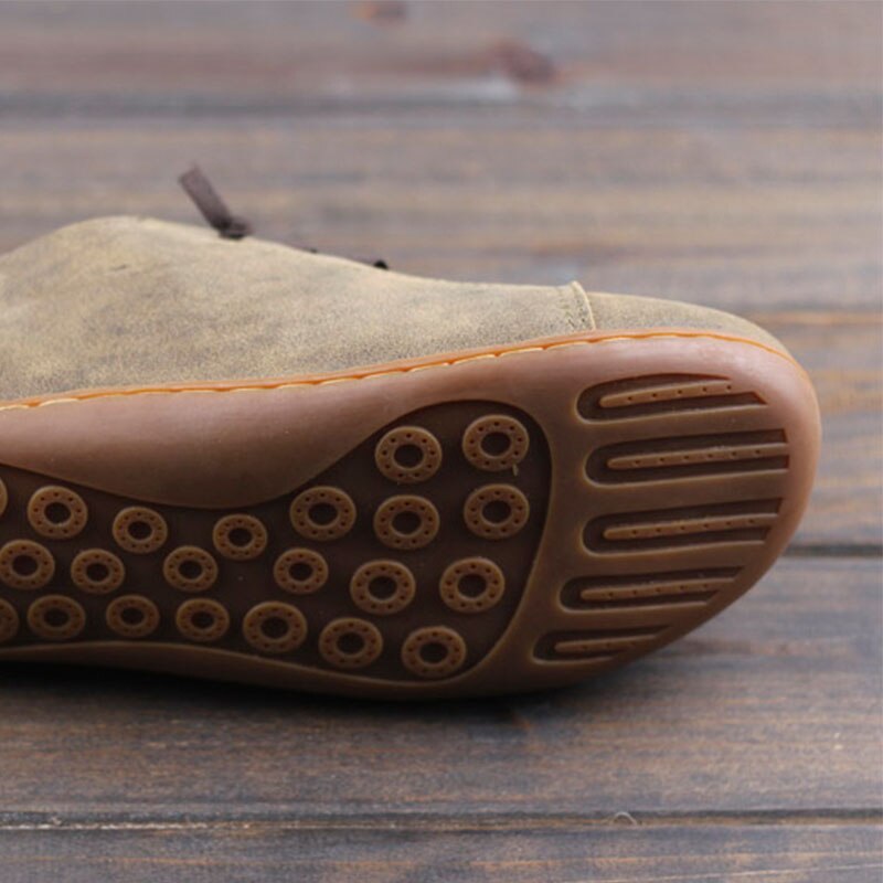 outdoor flats mens handmade shoes