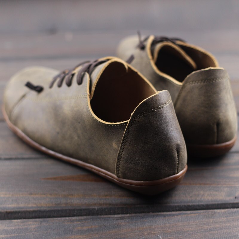 outdoor flats mens handmade shoes