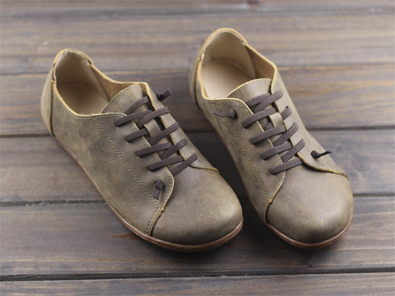 outdoor flats mens handmade shoes