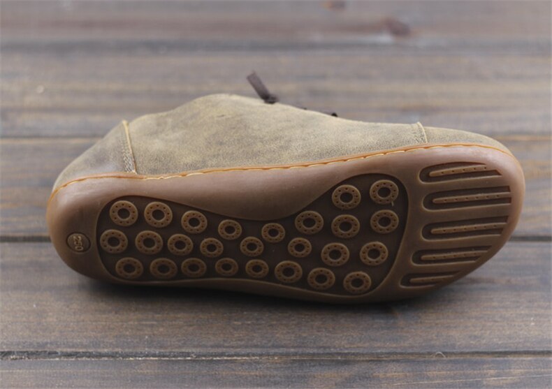 outdoor flats mens handmade shoes