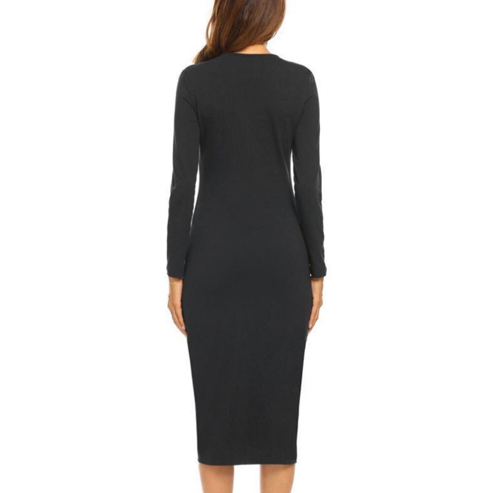 A-Line Party Dress Women Long Sleeve