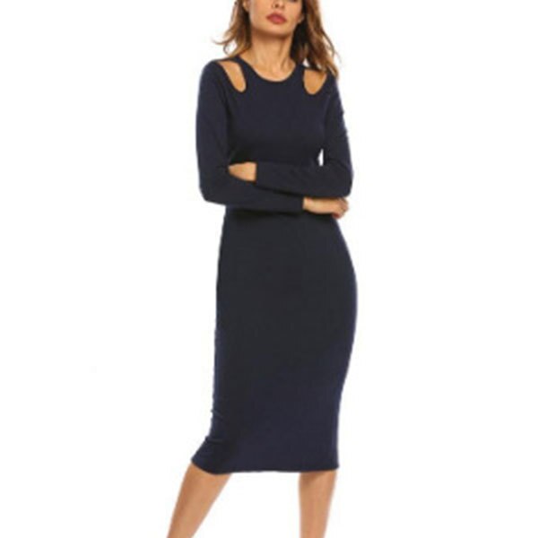 A-Line Party Dress Women Long Sleeve