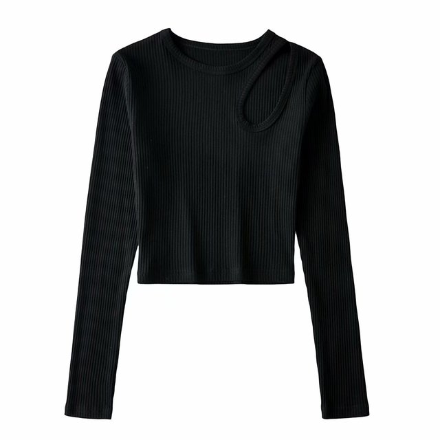 Hollow Knitted T Shirts Tops Women