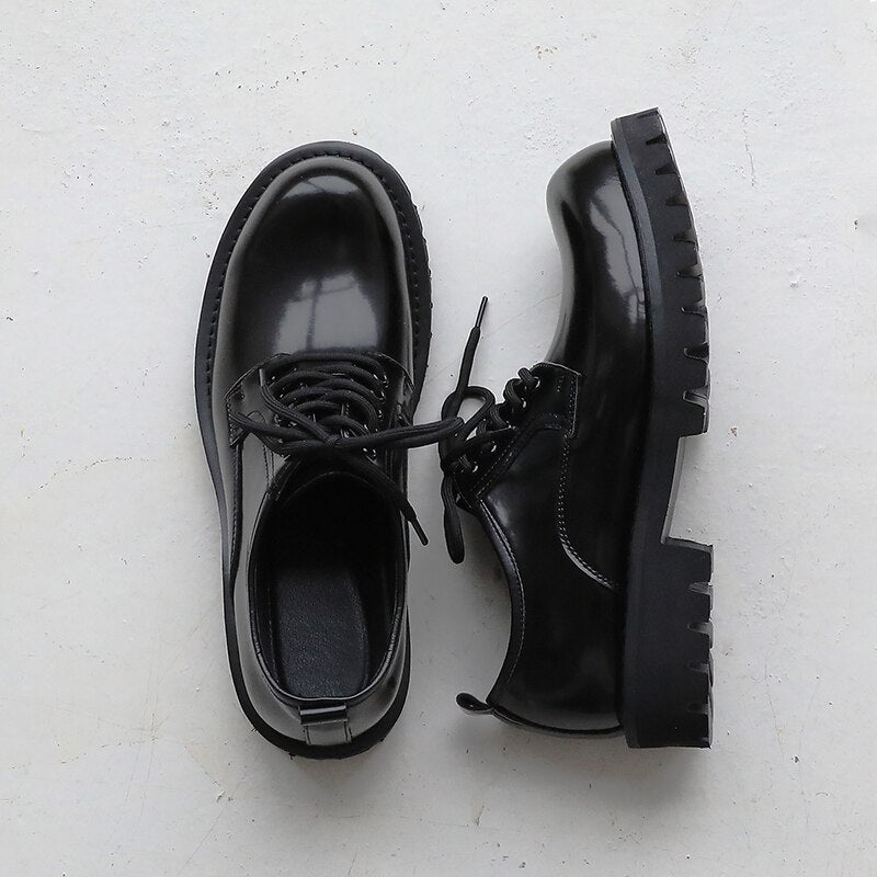 Men Trendy Big Toe Flatform Fashion Round Toe Dad Shoes