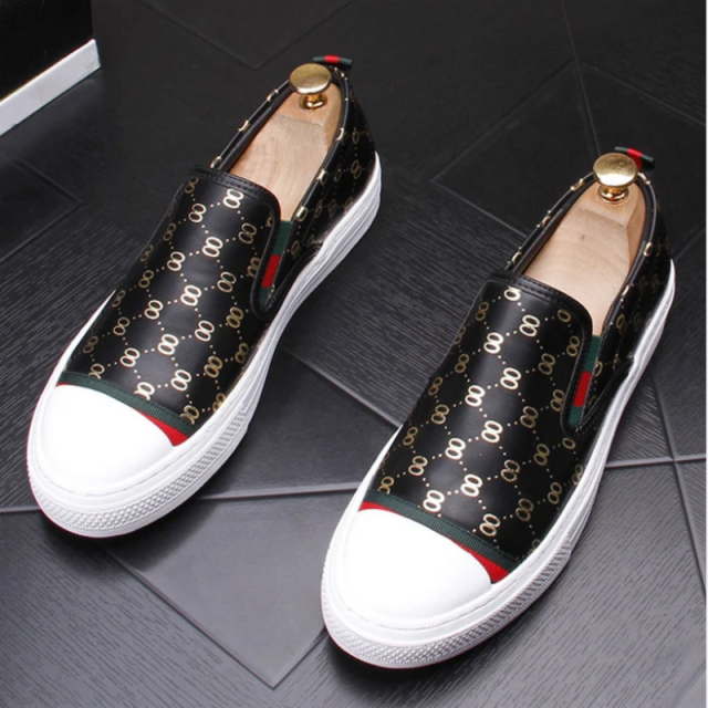 Single Leg Lazy White Fashion All-match Casual Men's Shoes