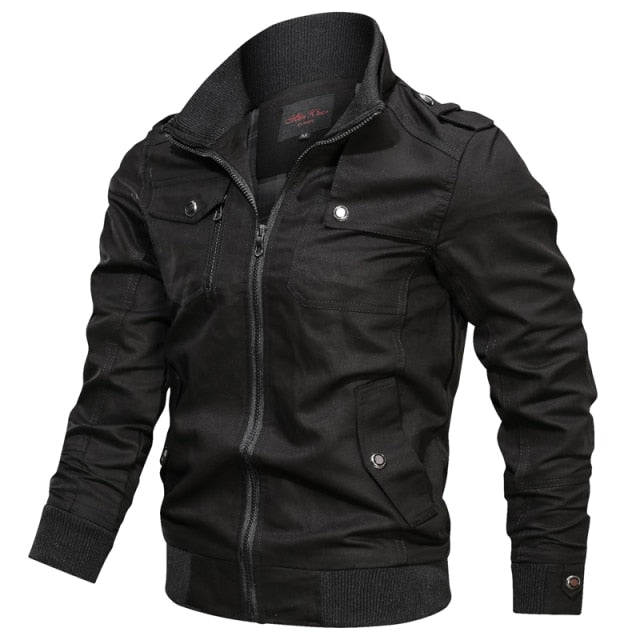 Men Outerwear Casual Long Sleeve Jackets