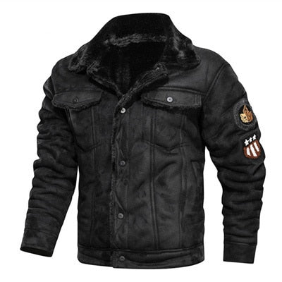 Men Leather Motorcycle Jacket