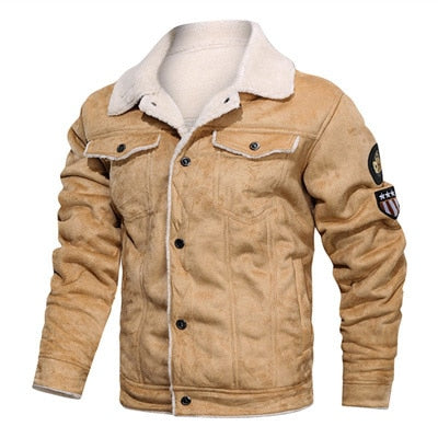 Men Leather Motorcycle Jacket