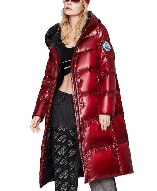 Women's down jacket  Long oversize