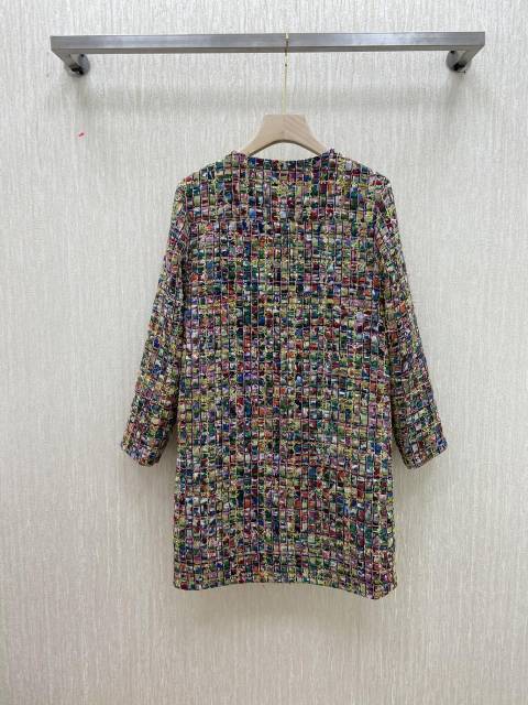 New Heavy duty color tweed short jacket