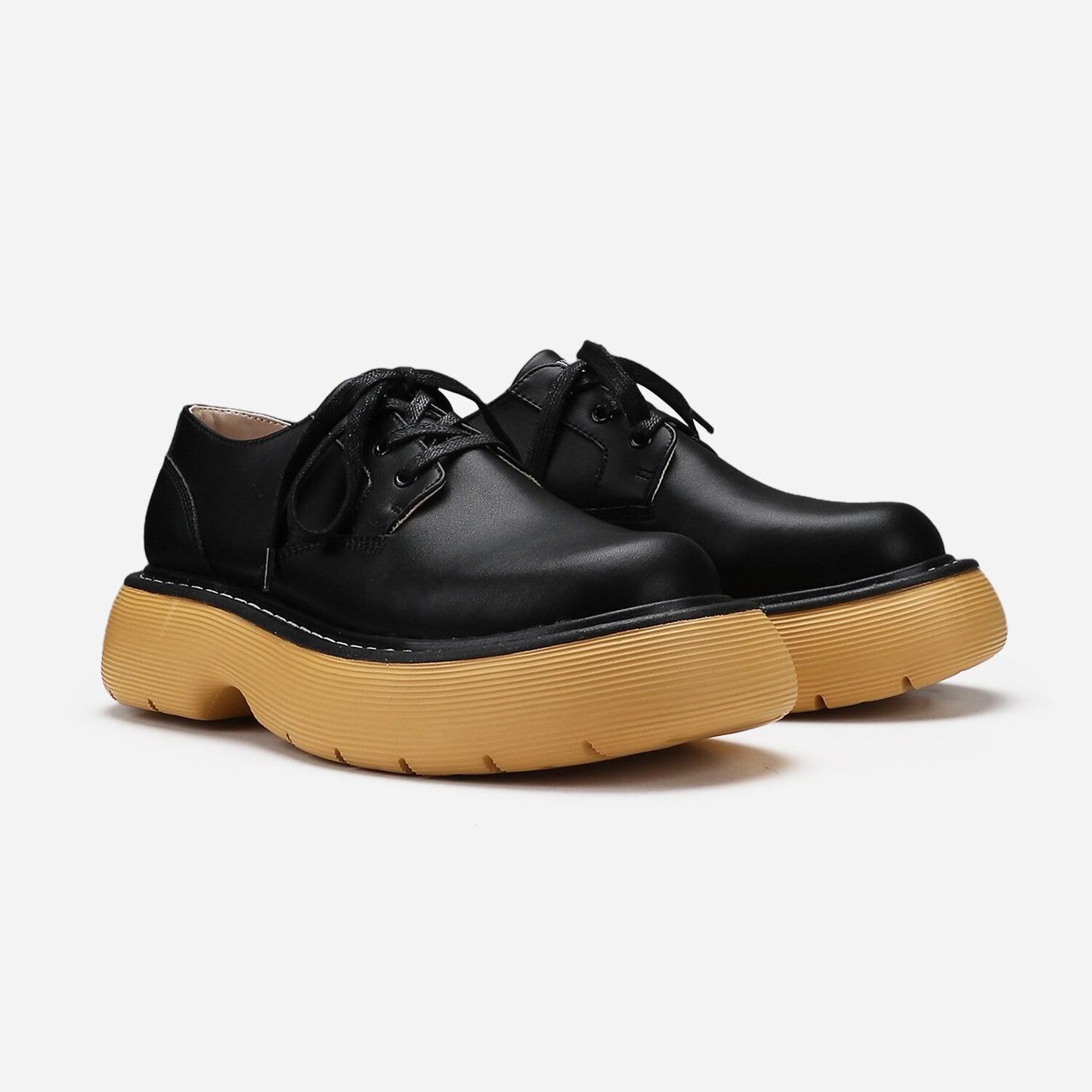 Thick Heel Oxfords Cool Boys Hidden Heel Shoes