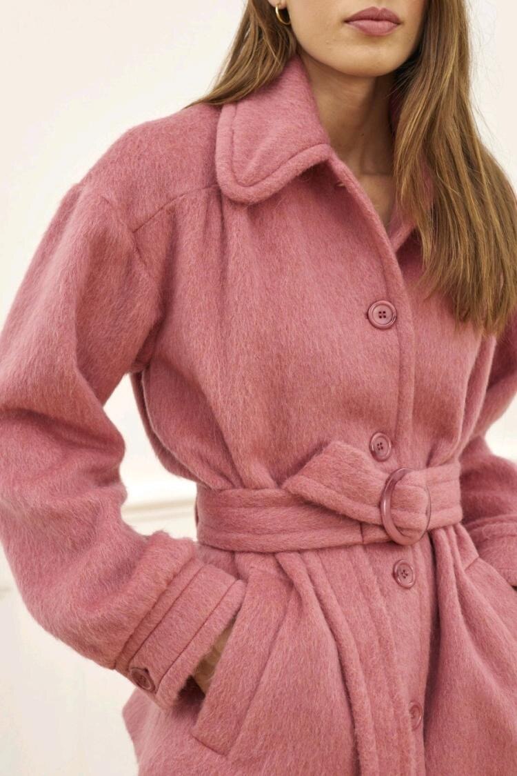 Soft and Comfortable Women's Woolen Coat