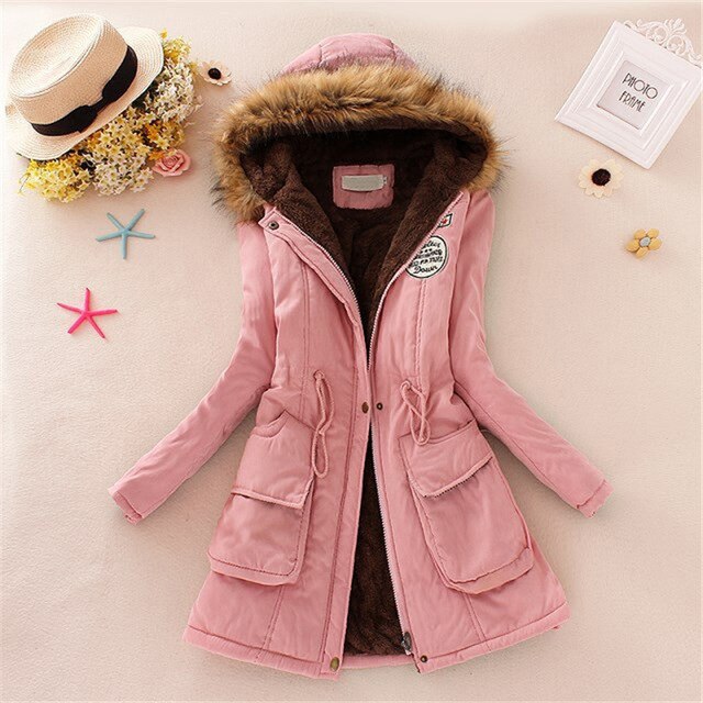 New Long Parkas Female Womens Winter Jacket Coat Thick Cotton Warm Jacket Womens Outwear Parkas Plus Size Fur Coat 2019 - LiveTrendsX