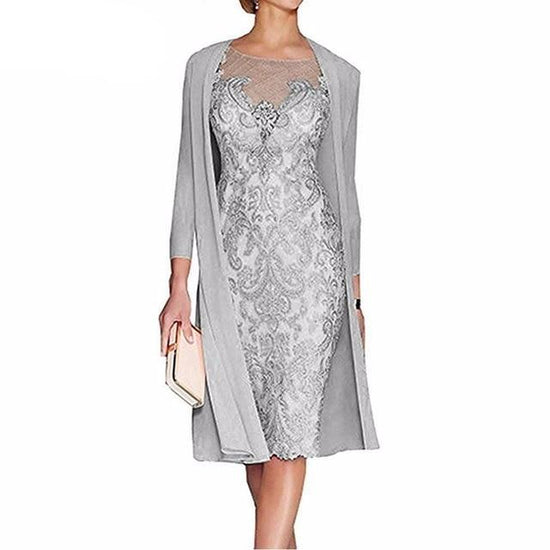 Mother of the Bride Dress with Jacket Formal Evening Gowns – LiveTrendsX