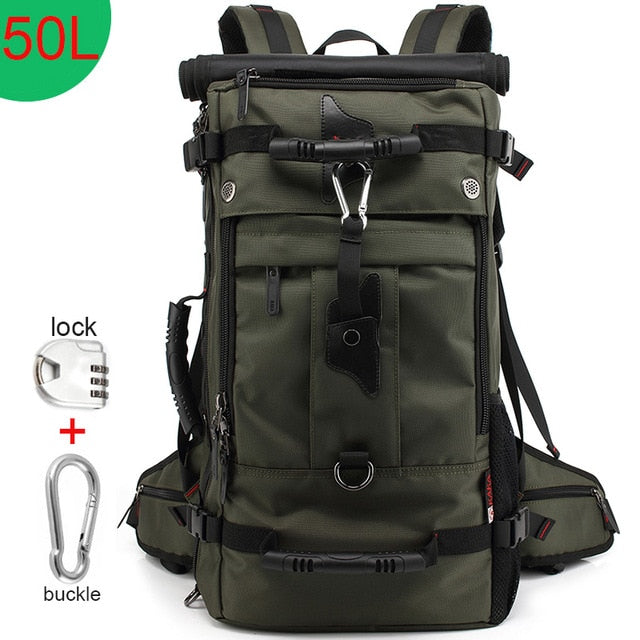 50L Waterproof Travel Backpack Men Women Multifunction 17.3 Laptop Backpacks Male outdoor Luggage Bag mochilas Best quality - LiveTrendsX