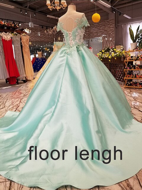 light green a-line cheap evening dress short sleeve lace up back satin dress for elegant mothers of brides - LiveTrendsX